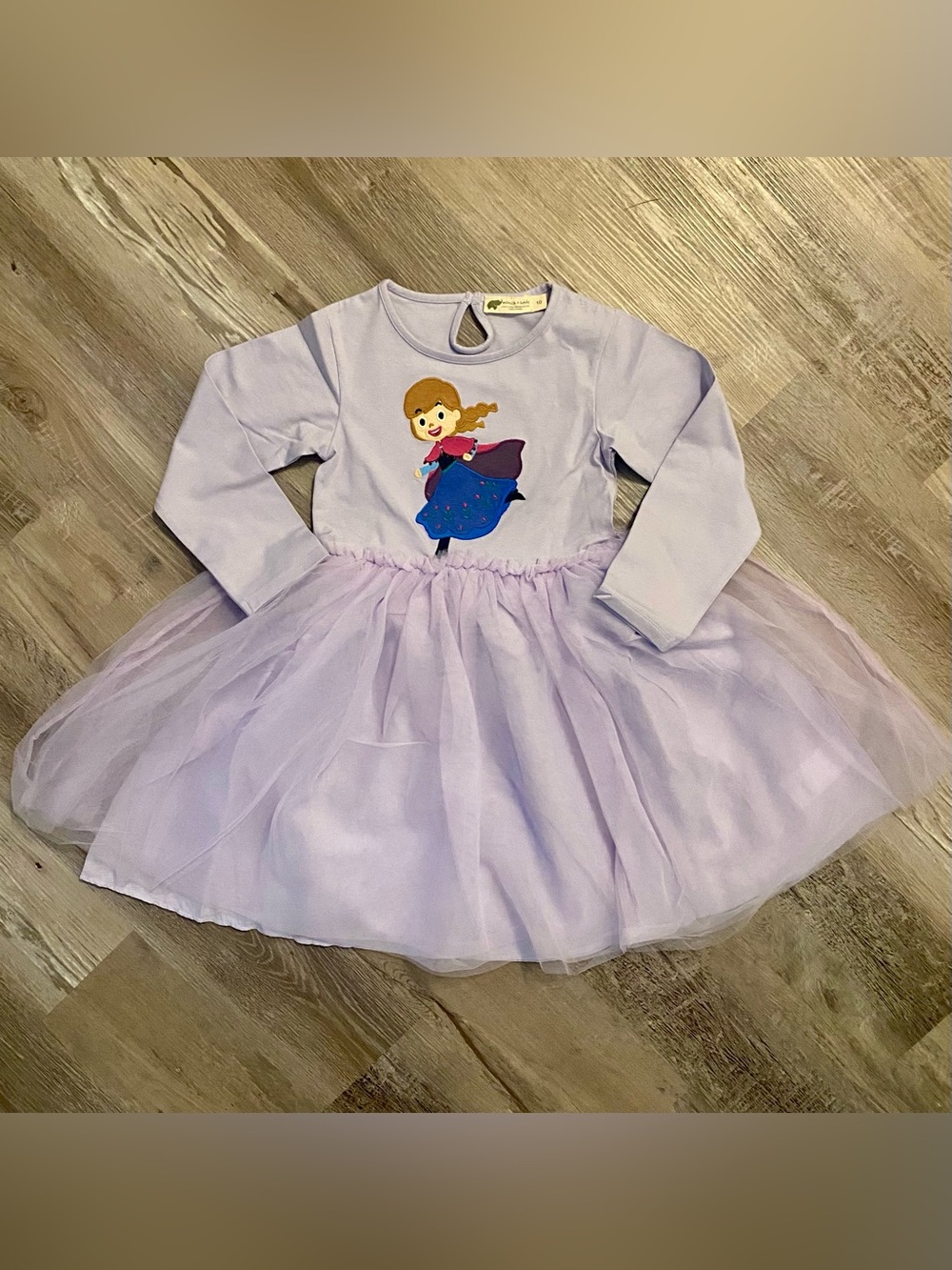 Monica & Andy Disney Frozen Tulle Dress For Girls Purple Size 10